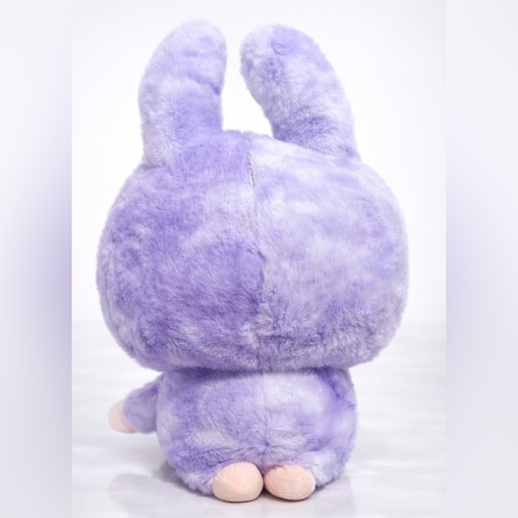 Labubu Plush Doll Purple Bunny w/ Flower | Kawaii Designer Collectible - Picture 3 of 3